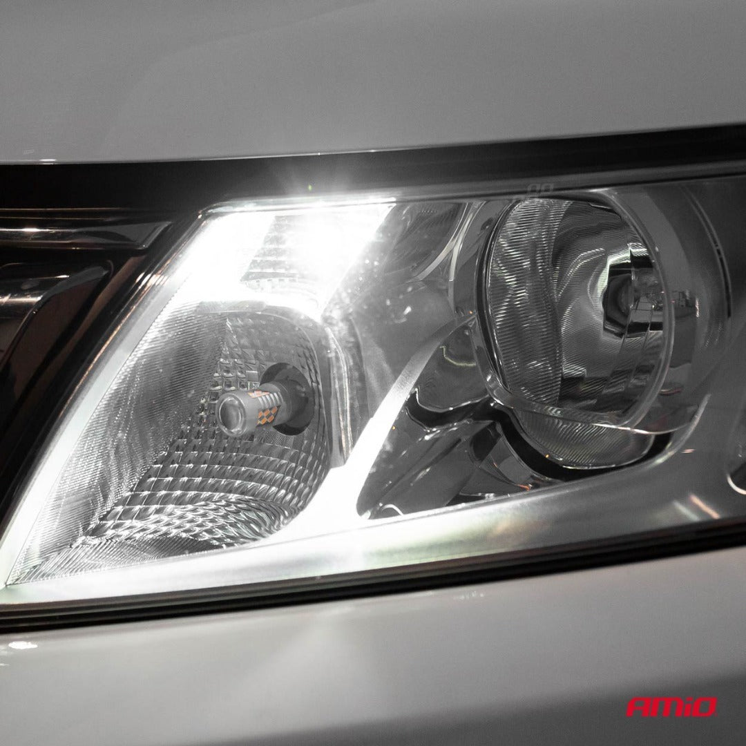 T10 LED - 6SMD - 12V - Wit - Per stuk