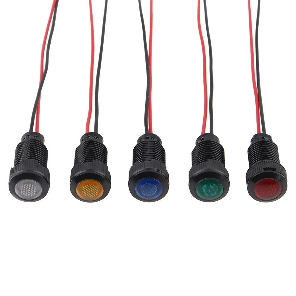 Mini LED indicatielampje - Oranje - 12mm - 12/24V