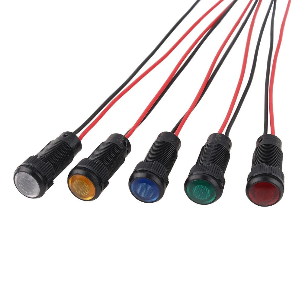 Mini LED indicatielampje - Oranje - 10mm - 12/24V