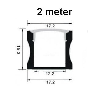 LED Profiel 2 meter - 15mm hoog
