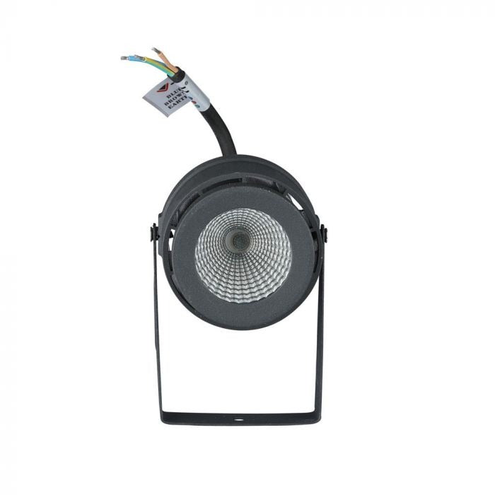 220 Volt - Tuinlamp - Warm wit - 12 Watt - Grijze behuizing - Grond spot