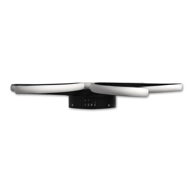 LED design plafondlamp - 77W - CCT - Met afstandsbediening - Zwart
