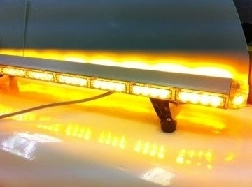140cm LED zwaailamp - ORANJE lichtbalk - basic controller