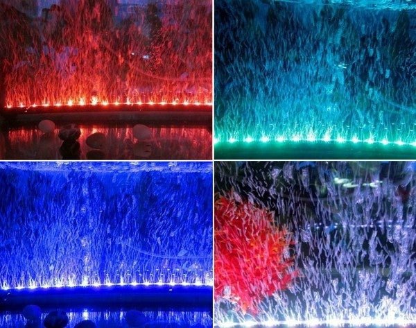 48cm RGB lucht aquarium lamp + dag/nacht RGB controller