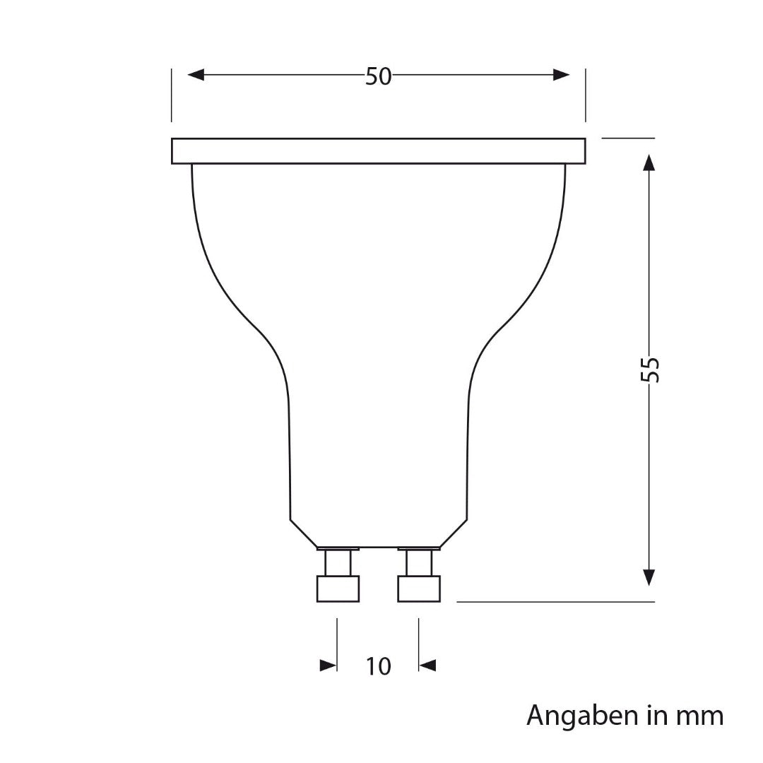 GU10 - Warm Wit - 468 Lumen - 5.8W - 2700K