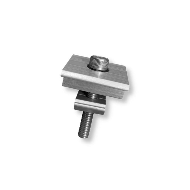 Middenklem voor zonnepanelen - 40mm - RVS