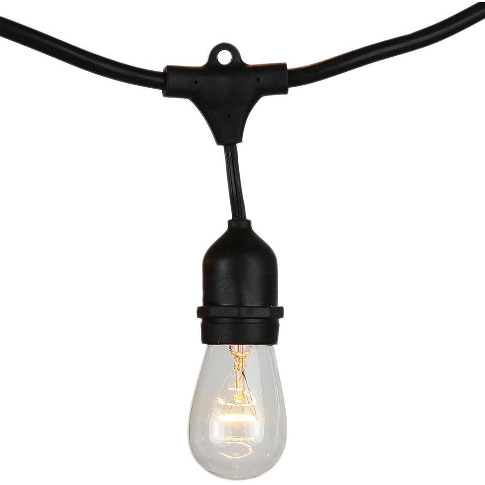 Led prikkabel Lichtsnoer - 10x E27 fitting - 5 meter - IP65 - koppelbaar - 220 Volt
