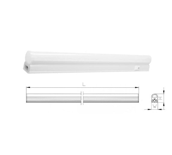 ASTAR LED Opbouwlamp 7W - 57 cm - 4000K Neutraal Wit
