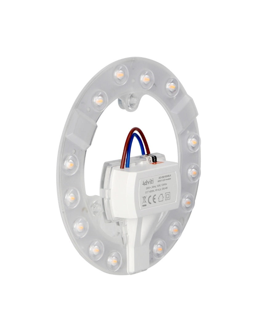 LED Module Inbouw Magnetisch Ring - 220V - 12W - 4000K - 137mm
