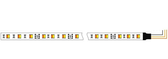 5 meter CCT led strip DUAL LED - 120Leds/m - 12V