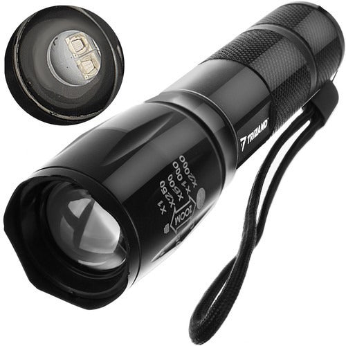 UV LED zaklamp - Zoomfunctie - UV LED - Met oplader