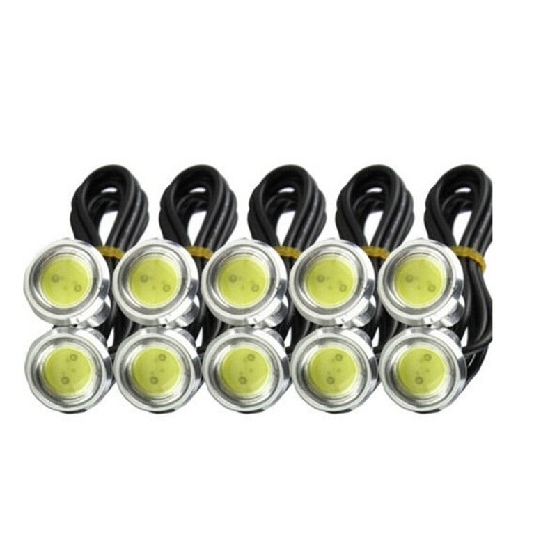 23MM LED - Eagle Eye - Helder wit - Waterproof - Zilveren behuizing