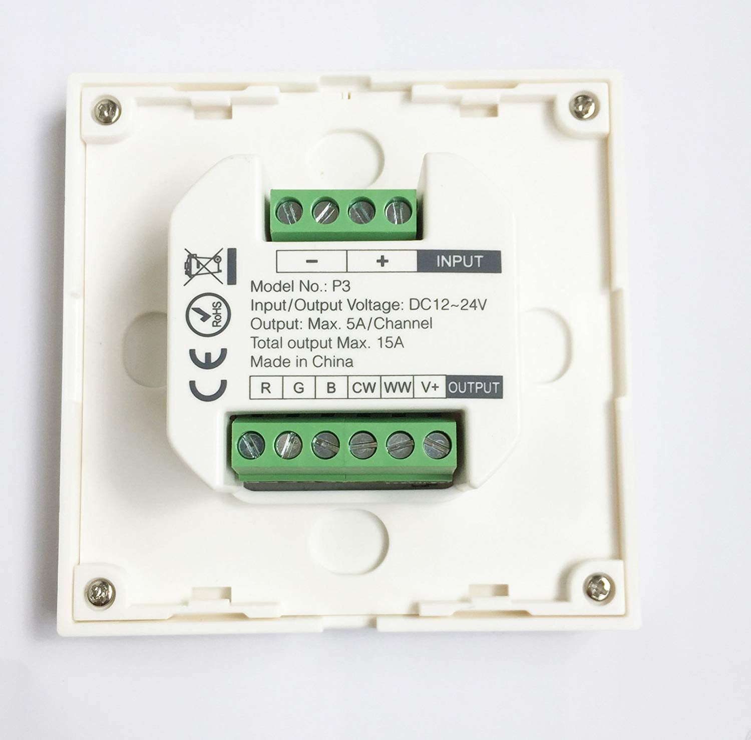 Inbouw paneel slimme verlichting - 1 groep - RGB+ DUAL WHITE