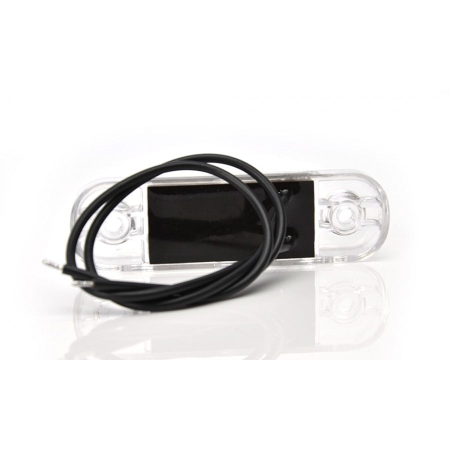 Zijmarkeringslamp - Wit - 12 / 24V - Waterproof - E20