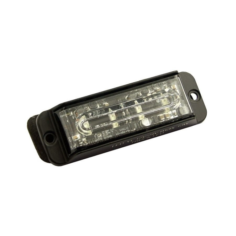 Bumper flitser - BLAUW - E keurmerk - R65 - 4 LED Compact - synchronisatie