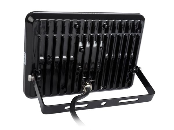 50 Watt LED Schijnwerper - Warm Wit - IP65 - design zwart