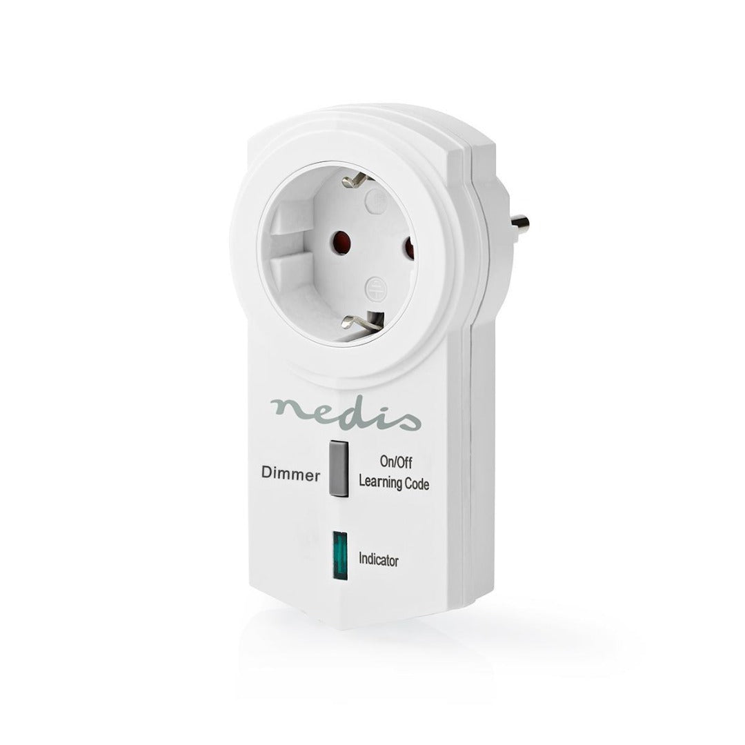 Stekker dimmer met mini RF afstandsbediening - 2 kanalen