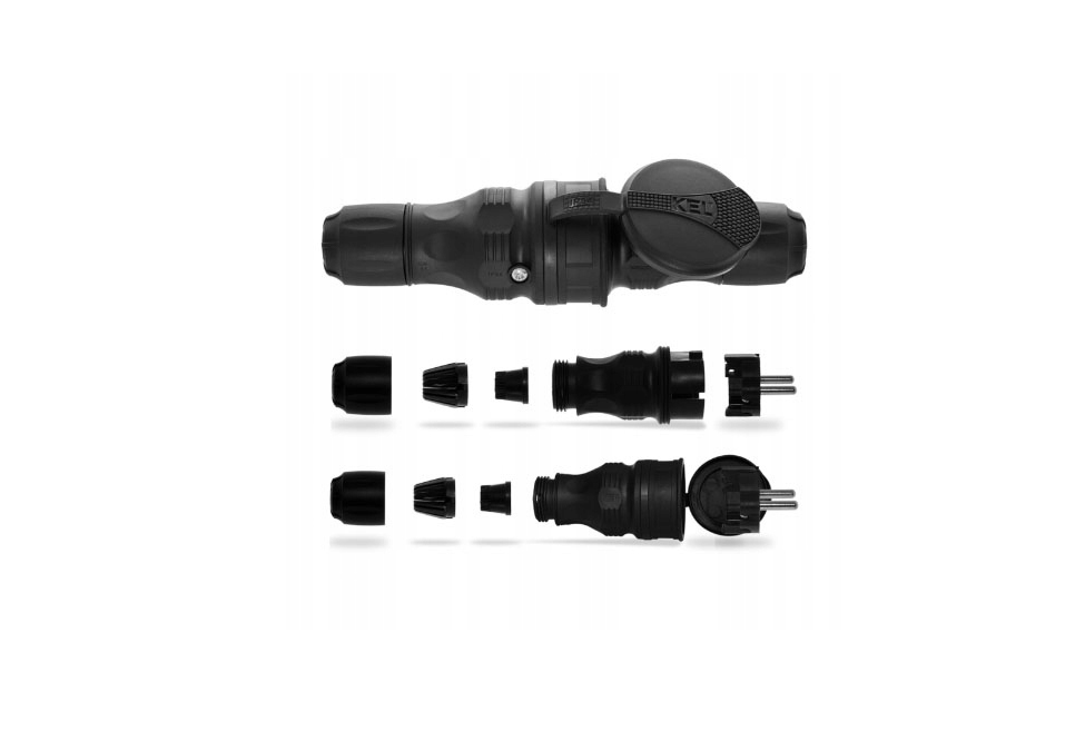 Kabelverbinder met stekker - Penaarde - Waterproof
