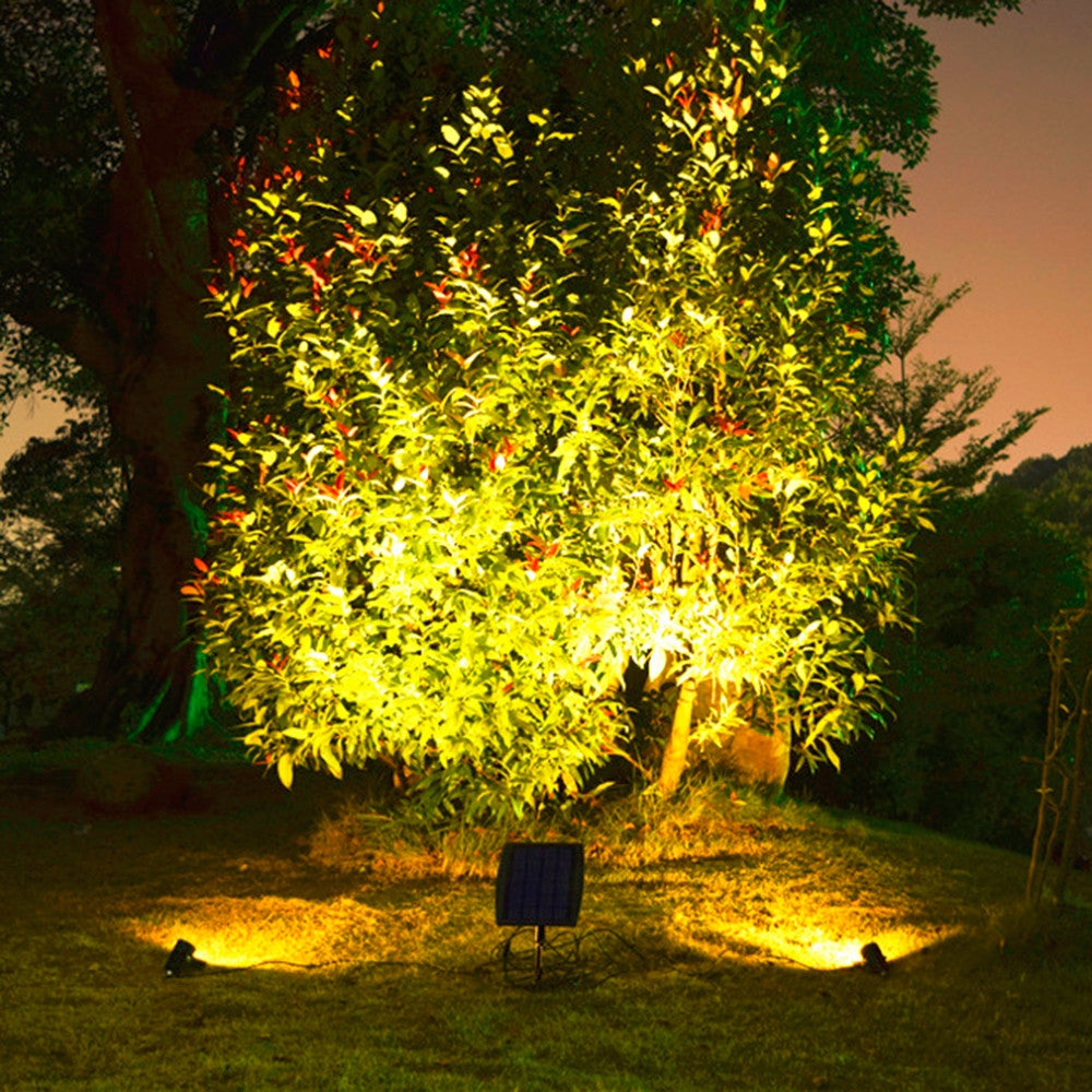 LED Solar tuinspots - complete set 4 stuks