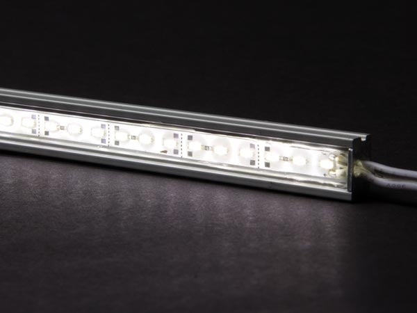 LED strip 50cm in Aluminium Profiel - outdoor IP65 - Natuurlijk Wit