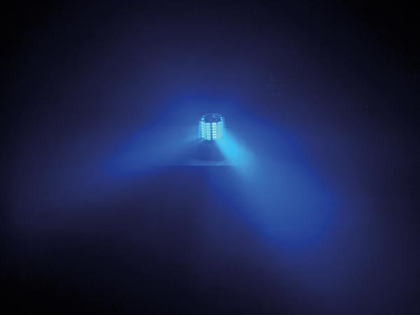 Zwaailamp blauw 108 roterende leds