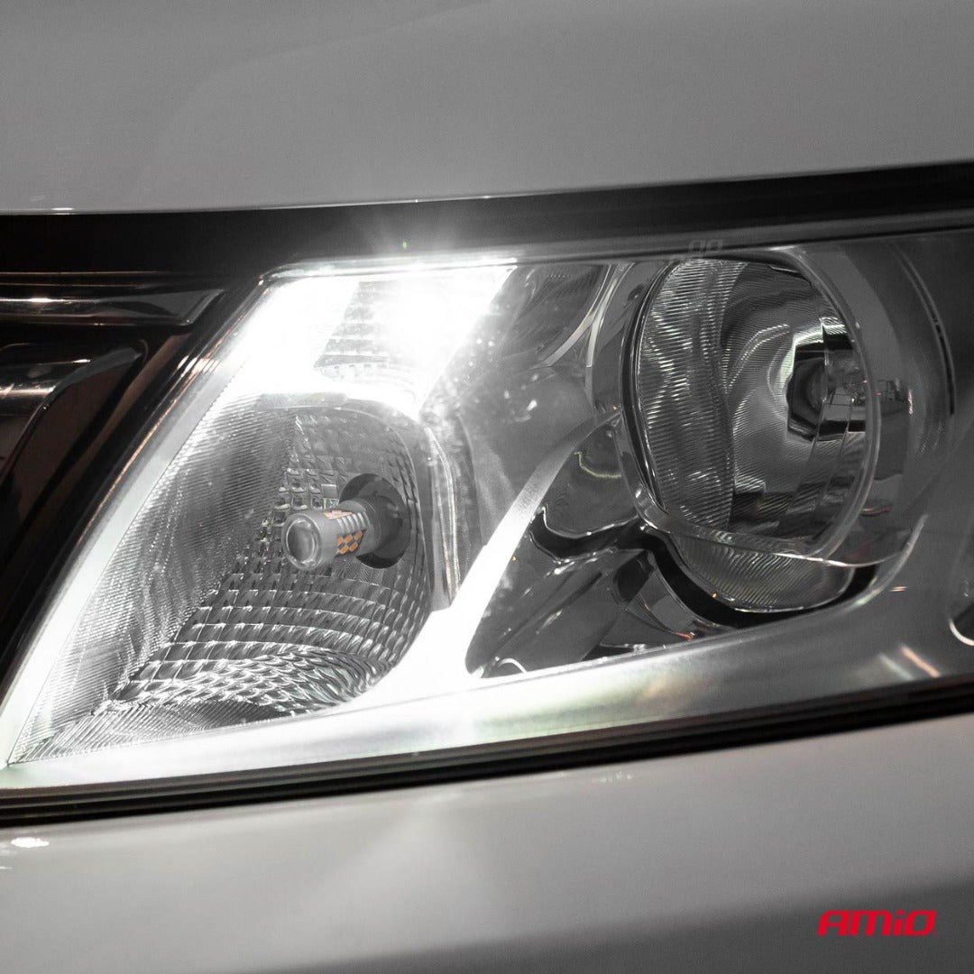 T10 LED - CANBUS - 10 SMD - 12/24V - Wit - 2 stuks
