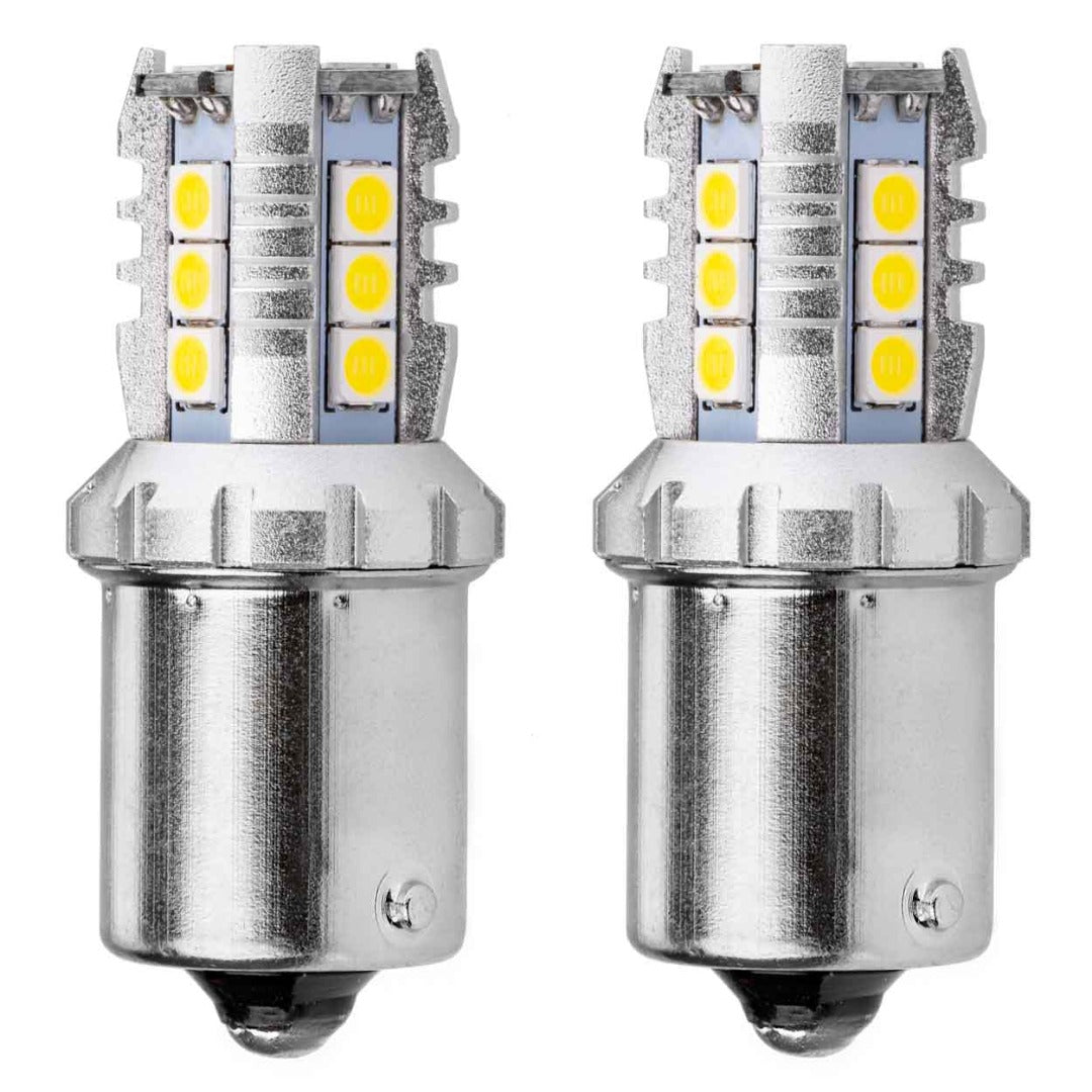 CANBUS - WIT - BA15S - LED - 16SMD - 1156 - 12/24V - 2 stuks