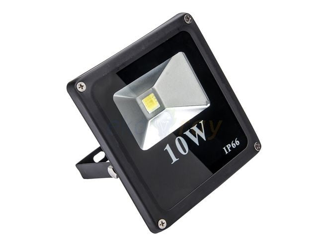 10W LED Schijnwerper Flat IP66 900 Lumen - Warm Wit