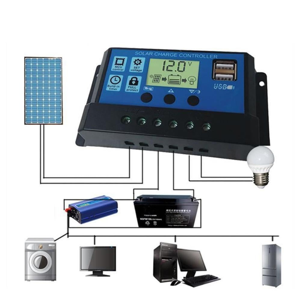 Solar laadregelaar - 12/24V - 30A