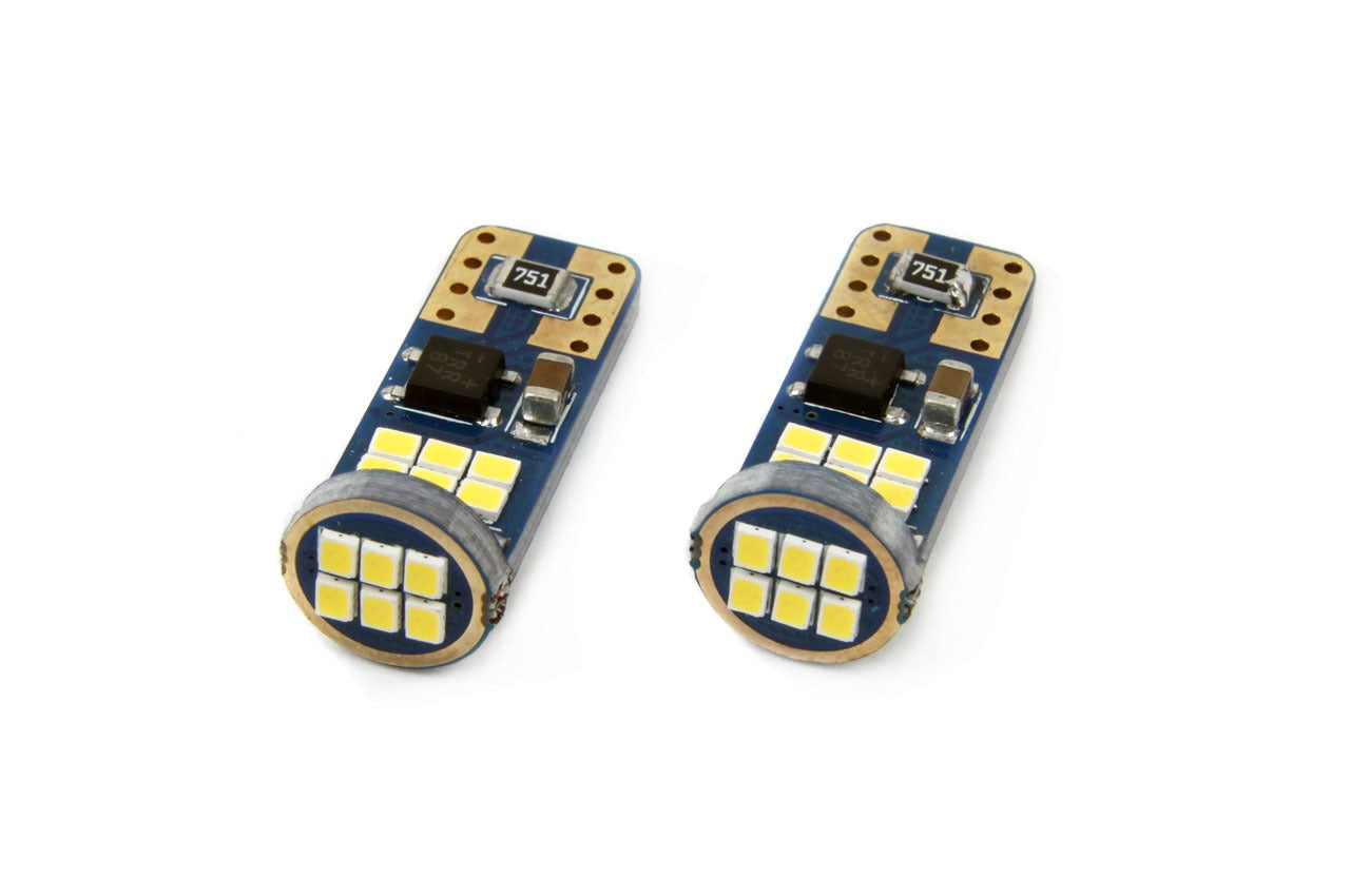T10 - 2016 - 18 SMD - CANBUS - 12/24V - 2 stuks - extra fel