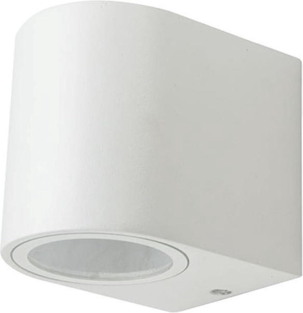 Wandlamp armatuur wit - Rond - GU10 fitting - 35W - IP44