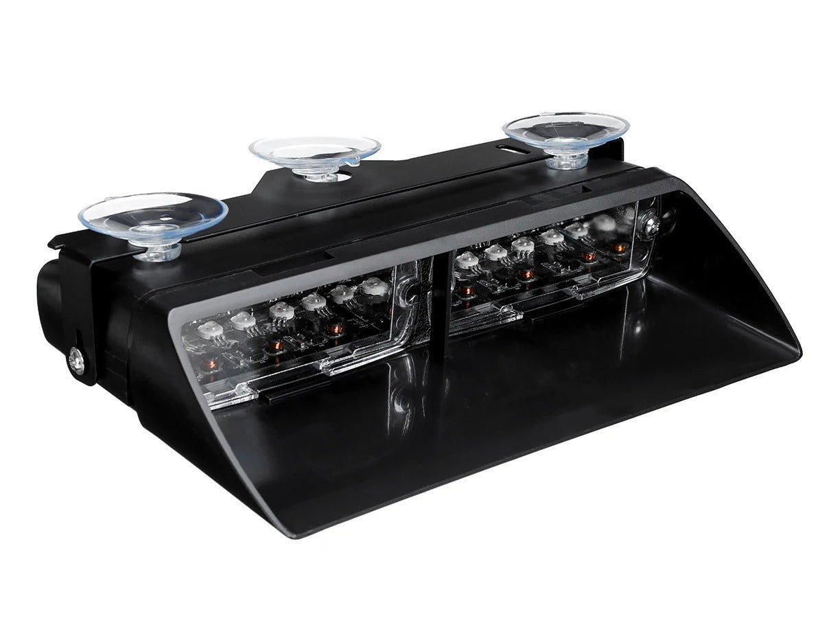 Dashboard flitser - WIT - 17 patronen - 16 LED