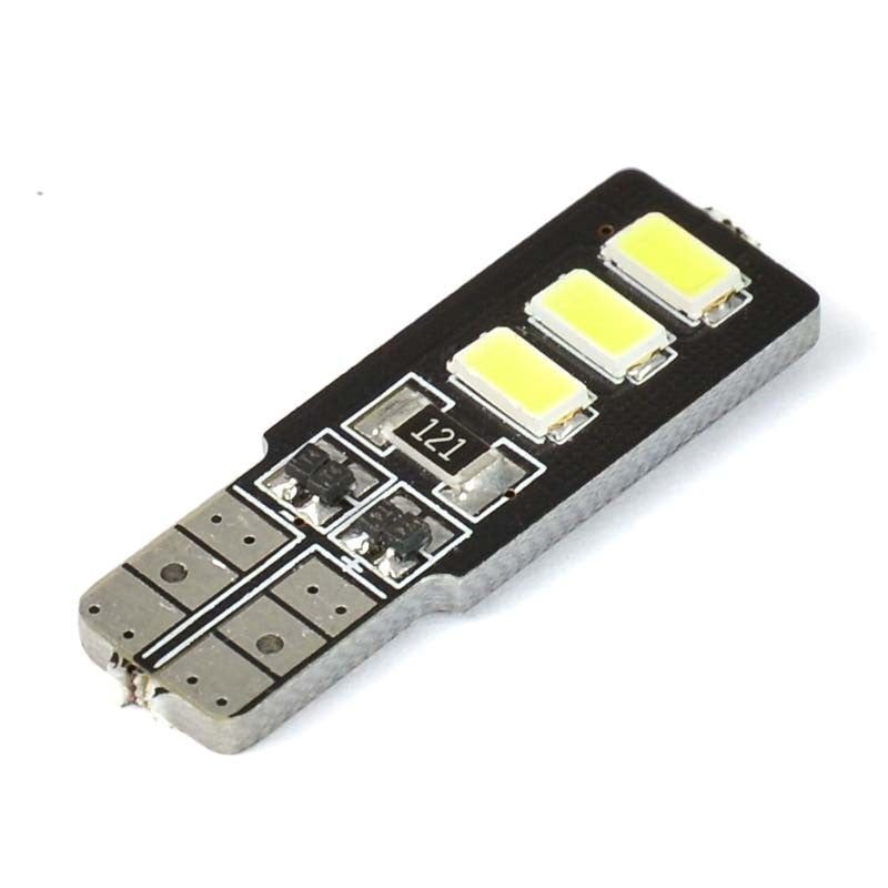 T10 - 5730 - canbus - 6 smd - 12 volt - 2 stuks