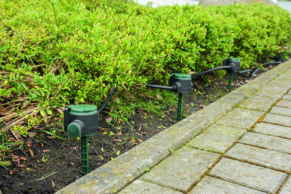 Waterdichte stekkerdozen - 3 voudigÂ  - 10 meter - verlengsnoer