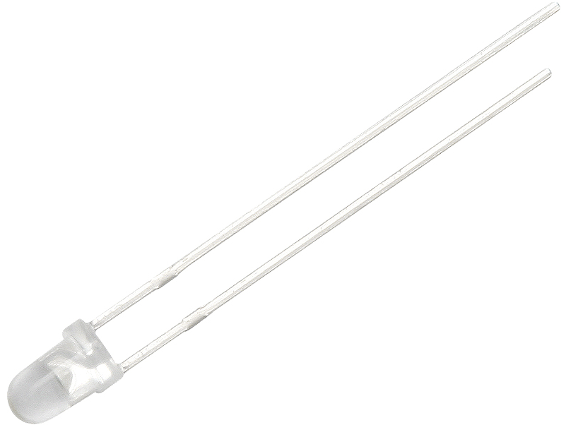 LED Diode - 3mm - Transparant blauw - Per stuk