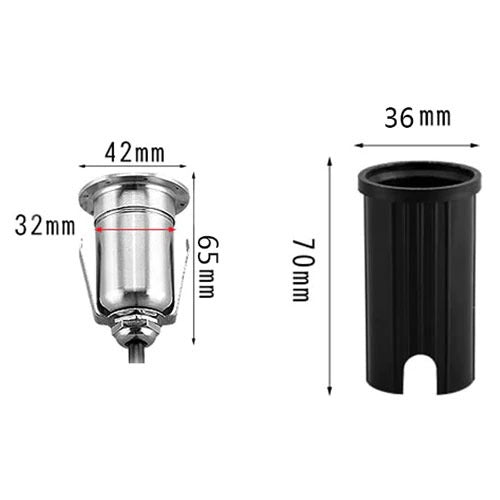 4x LED inbouw spot - 12V - 1 watt - 41mm - complete set