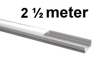LED Profiel 2,5 meter - 7mm slim - plat model