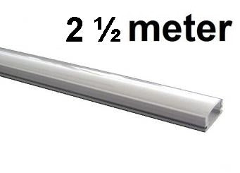 LED Profiel 2,5 meter - 7mm slim - plat model