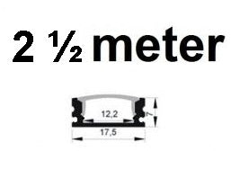 LED Profiel 2,5 meter - 7mm slim - plat model