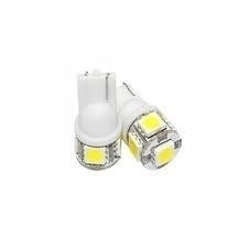2x T10 - 12 volt - 5 LED - 5050 SMD - KOUD WIT 6500K