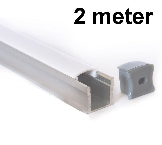 LED Profiel 2 meter - 15mm hoog