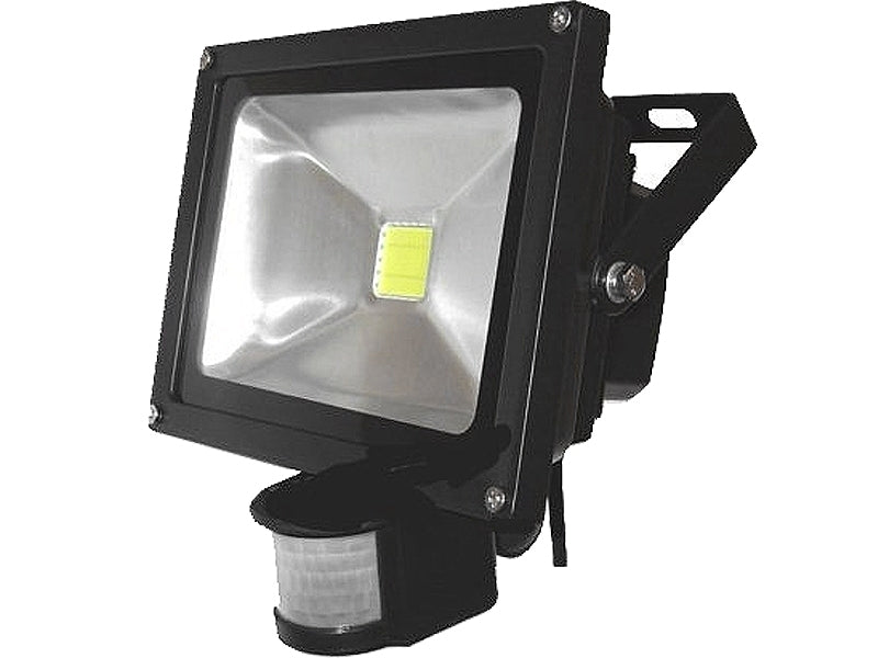 20W LED / PIR schijnwerper Koud Wit / 6500K