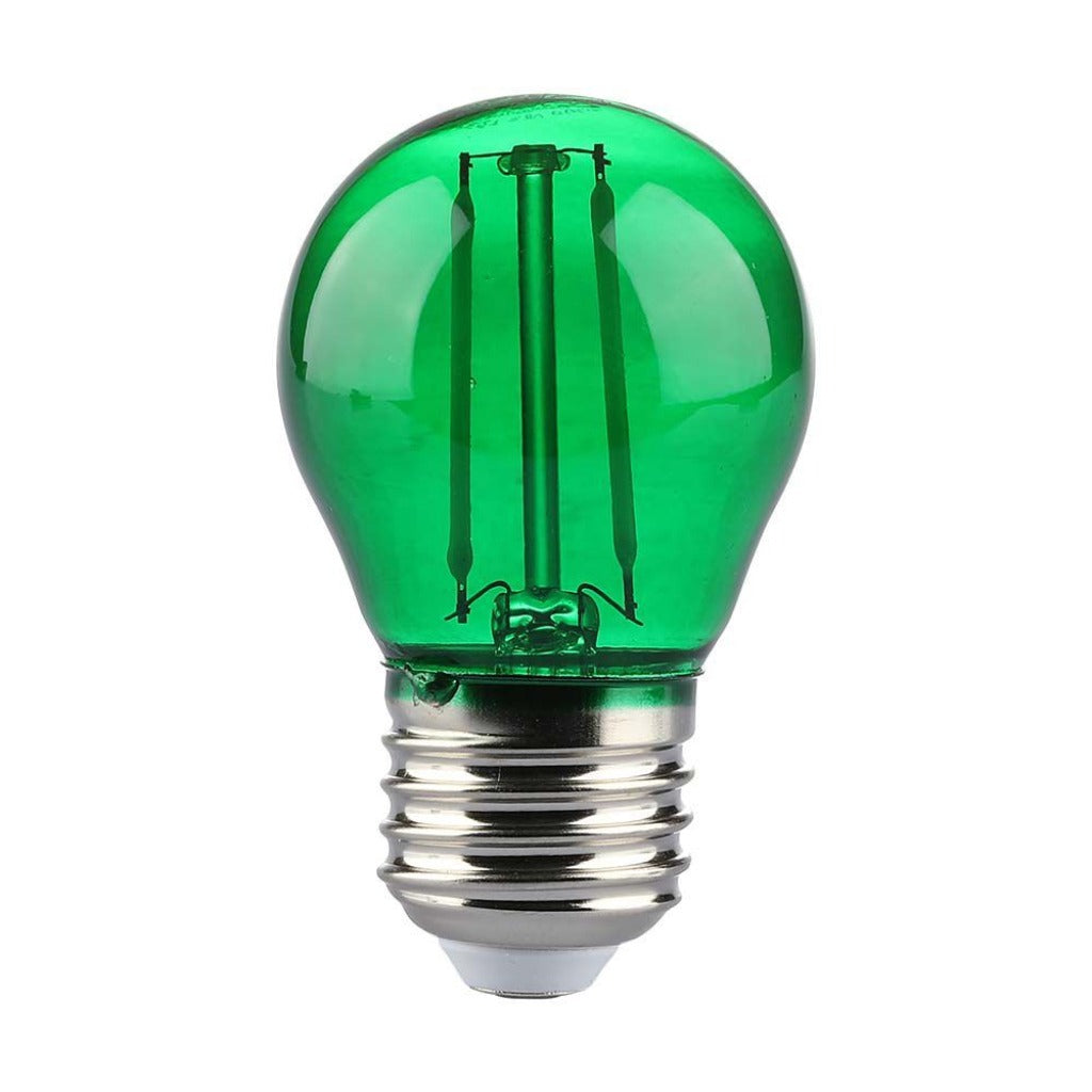 E27 filament lamp - Prikkabel LED lamp - 2W - Groen