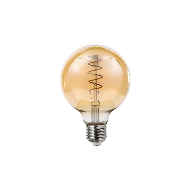 E27 filament lamp - Dimbaar - Extra warm wit - 250 Lumen - 4W - G80