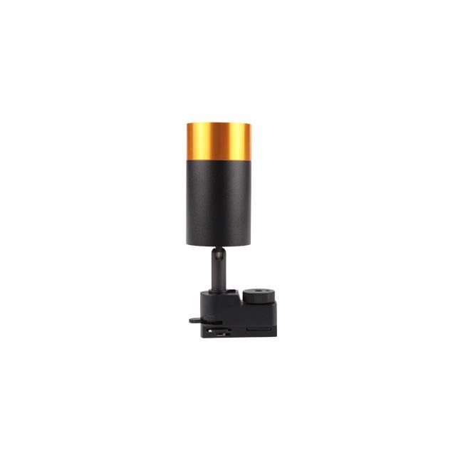 LED tracklight - Railspot - 1 fase - GU10 fitting - 55mm - Zwart/goud