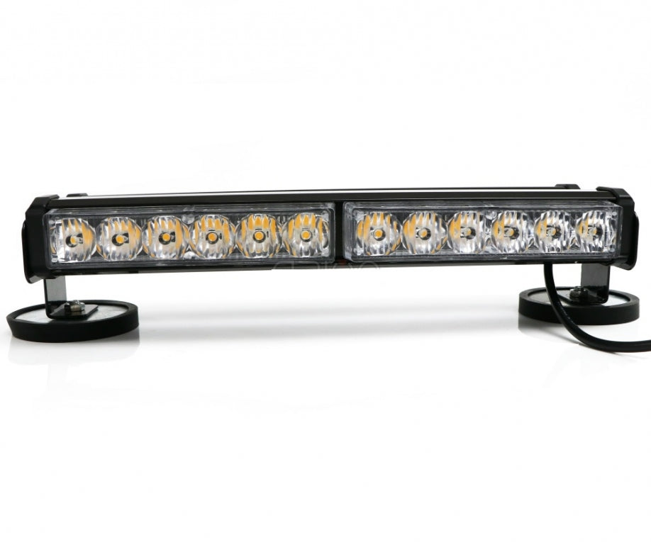 LED bar Dubbelzijdig - 72W - 32cm - Oranje - 24 LED Combo - 12V