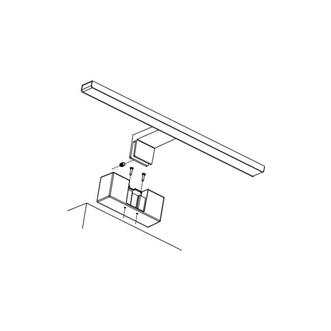 LED spiegelverlichting - Neutraal wit - 230V - 50cm