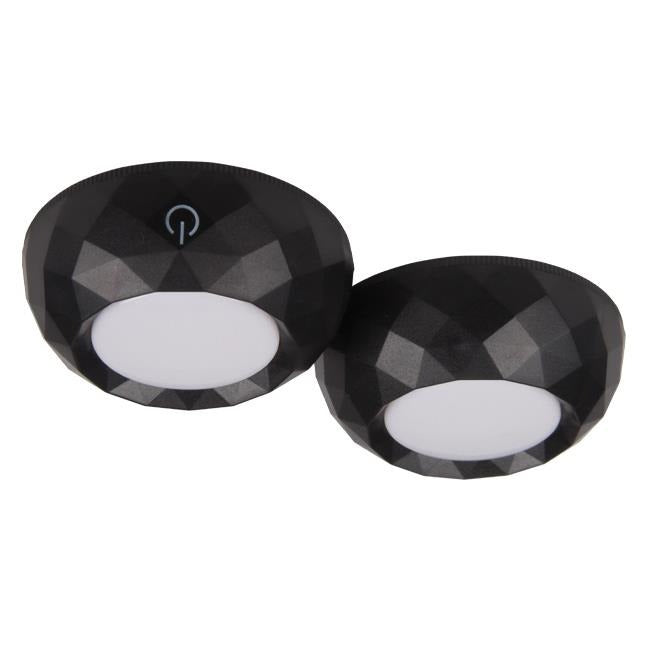 LED onderkast verlichting - Neutraal wit - Set van 2 - Zwart