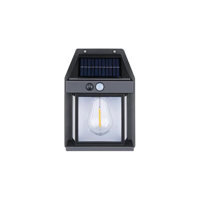LED solar wandlamp - Schemer + bewegingssensor - Warm wit