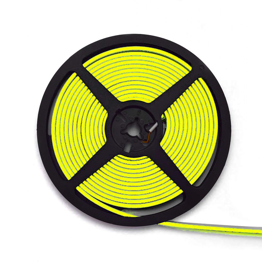 LED NEON - Geel - 4x10mm - 140 led/m - 24V - 5 meter